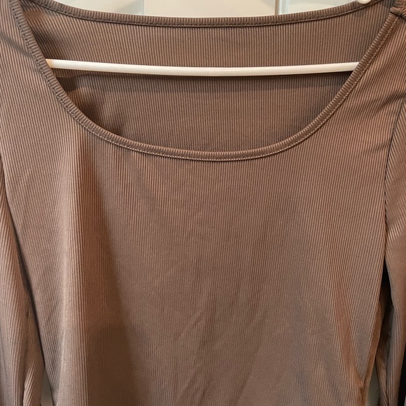 2 NWOT Shein Slinky Rib Cropped Shirts - Picture 5 of 6